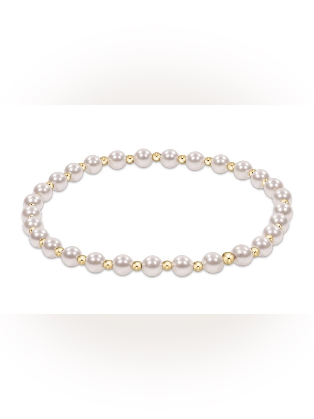 ENEWTON grateful pearl 4mm bracelet NWT!